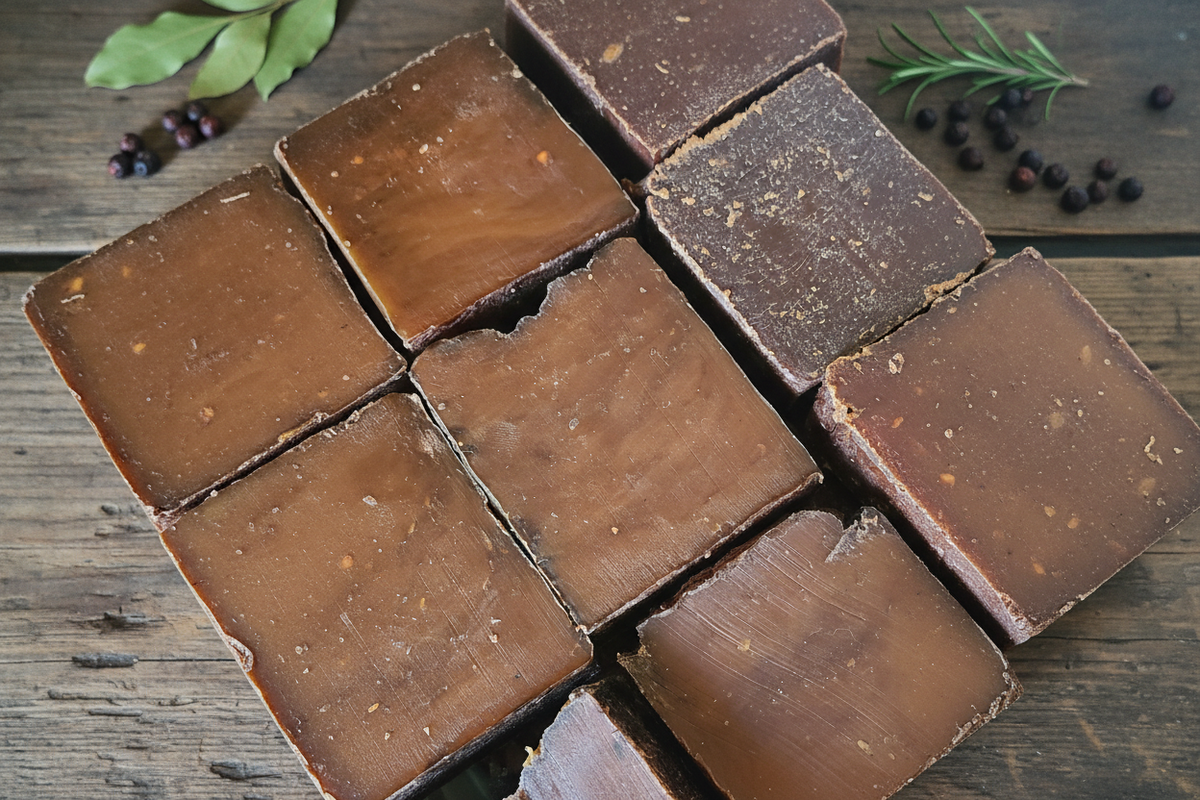 Enhanced soap bars with premium background