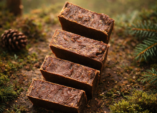 spruce resin soap made by alberta wildcraft