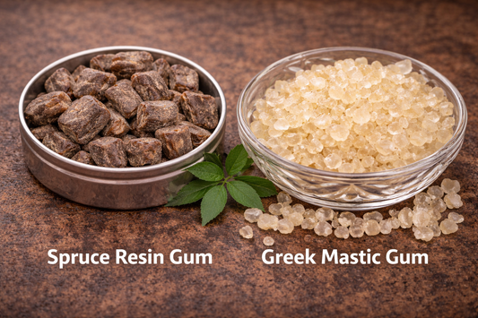 Mastic Gum vs Spruce Gum: Benefits, Differences, and Why Natural Chewing Gum Is Trending Again