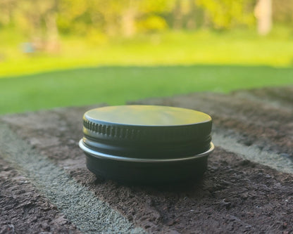 Chew Cache reusable storage tin for natural spruce gum