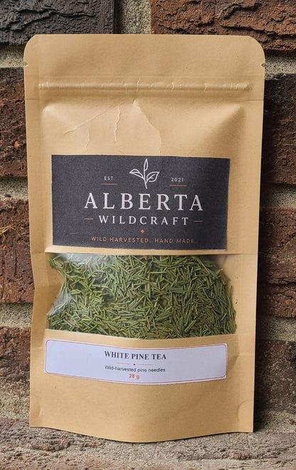White pine needles used for Alberta Wildcraft herbal tea