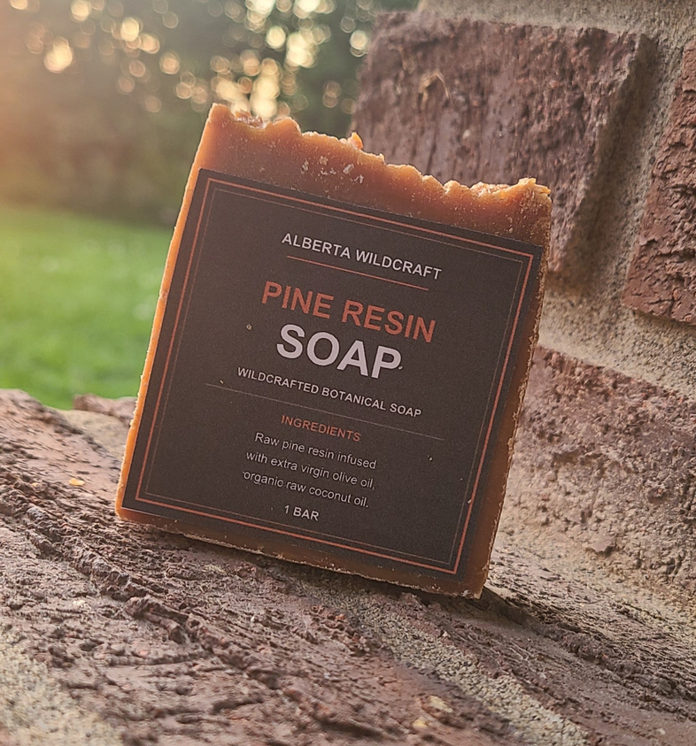 Alberta Wildcraft Canadian pine resin handmade soap