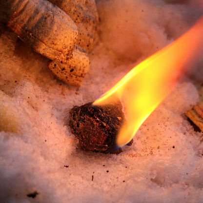 EMBERBORN natural resin firestarter cubes for outdoor fires