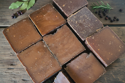 Enhanced soap bars with premium background