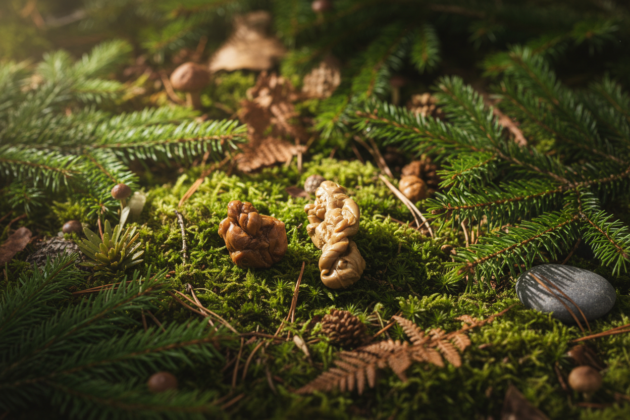 Forest-inspired resin gum image