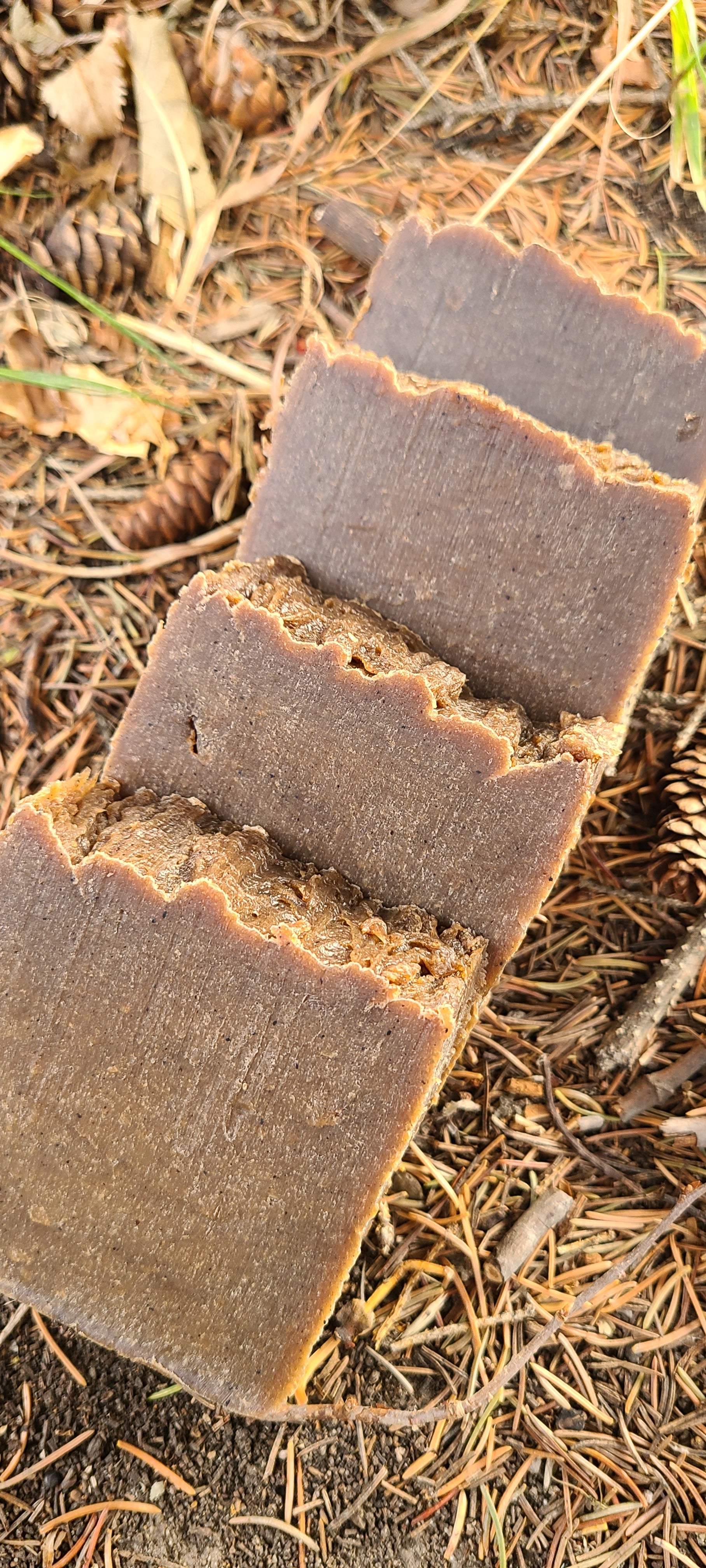 Wildcrafted spruce resin handmade soap bar from Alberta