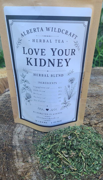 Love Your Kidney loose herbal tea blend from Alberta Wildcraft