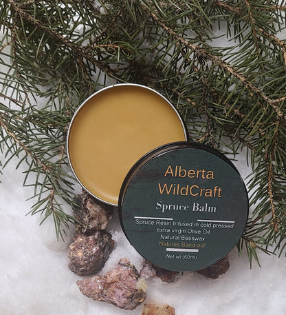 Alberta Wildcraft spruce resin balm with natural ingredients