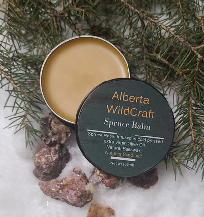 Alberta Wildcraft Canadian spruce resin skin balm 60 ml tin