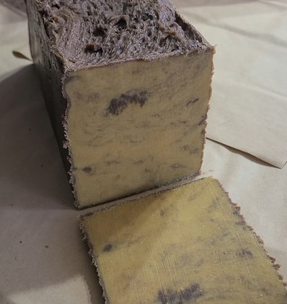 Handmade cottonwood bud soap with wildcrafted balsam poplar