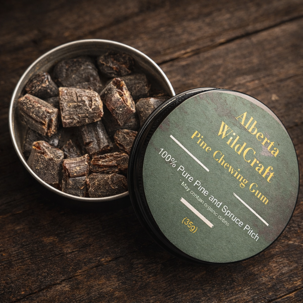 Spruce Resin Gum | Pine Resin Gum Hand-Harvested Chewing Gum from Alberta