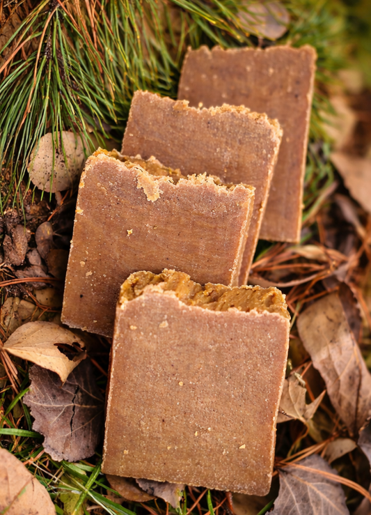 pine resin handmade soap made by alberta wildcraft