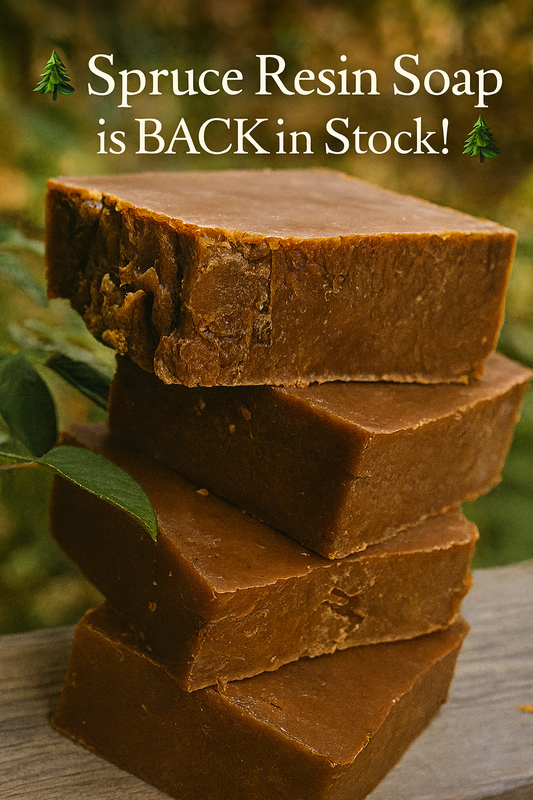 Spruce resin Handmade Natural Soaps